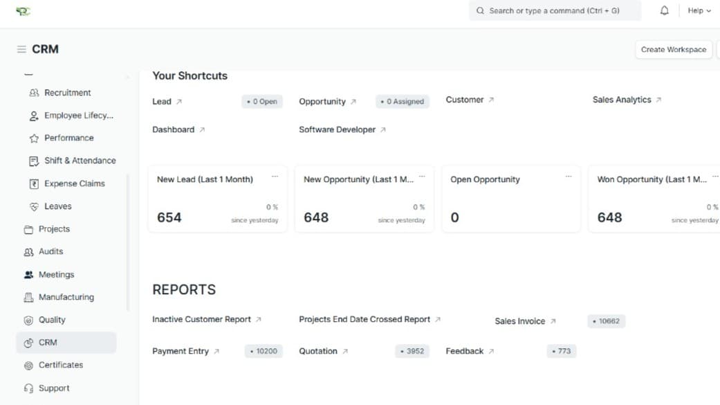 CRM & Sales Pipeline